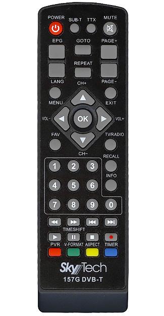 Пульт дистанционного управления для DEXP HD1810P, HD1813P и др / SkyTech 157G VER1 (45G) dvb-t2
