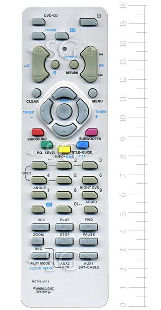 Пульт дистанционного управления для THOMSON RCT311AC1 home theater