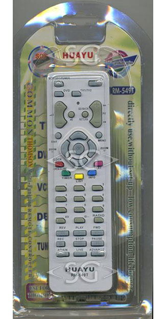 ����� �������������� ���������� ��� THOMSON universal RM-549T (������ ���� RCT311) � �������