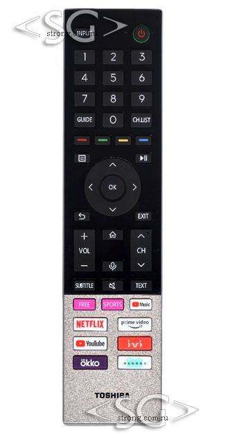 Пульт дистанционнного управления для TOSHIBA CT-95036 голос /orig./