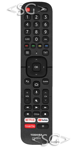 Пульт дистанционнного управления для TOSHIBA CT-95010 голос /orig./