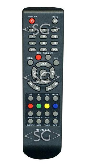 Пульт дистанционного управления для ORIEL ПДУ- 7 для DVB-T2-ресивера 710 (720,740,750,751,821,825,840,870,910,920,950)