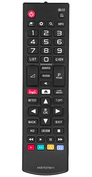 Пульт дистанционного управления для LG AKB75375611 ivi