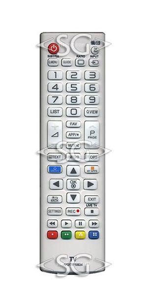 Пульт дистанционного управления для LG AKB73715634 smart белый (=AKB73715601 чёрный)