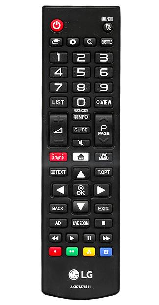 Пульт дистанционного управления для LG AKB75375611 ivi /orig./