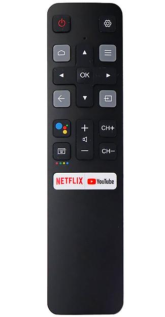 Пульт дистанционного управления для TCL RC802V FNR1 netflix. YouTube голос