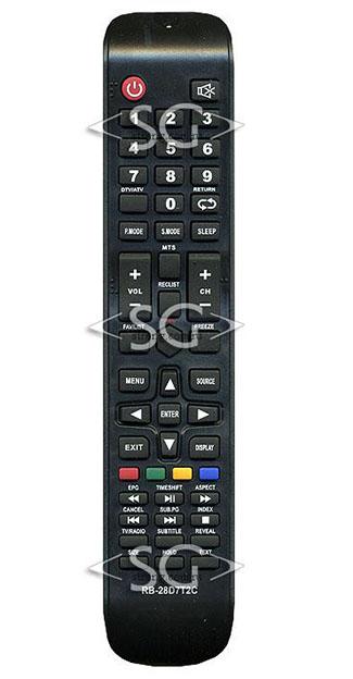 Пульт дистанционного управления для RUBIN tv RB-28D7T2C и др. (REC)/ Hyundai /DEXP CX509-DTV REC