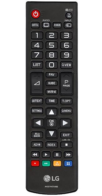 Пульт дистанционного управления для LG AKB74475480