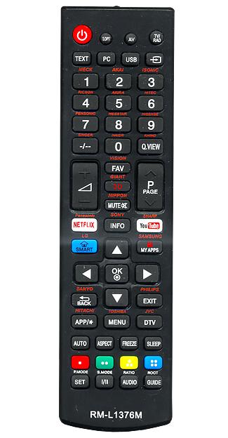 ����� �������������� ���������� ������������� ��� TV(���� �����) RM-L1376M (������ ���� LG AKB75095308 3D) �������
