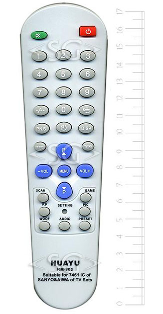 ����� �������������� ���������� ��� SUPRA universal RM-903 (IC7461 SANYO&AIWA � ��. CHINES TV)(������ ���� KK-Y271) � �������