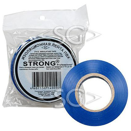 Изолента ПВХ Professional 0,13/19mm/25m синяя