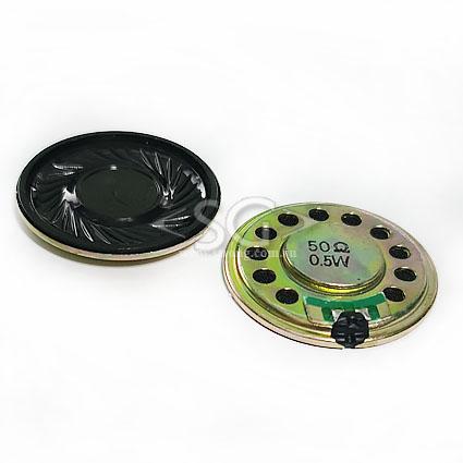 Громкоговоритель ( динамик) YD40-02M (40*h5*магн.N35) 50 Om 1W, металл