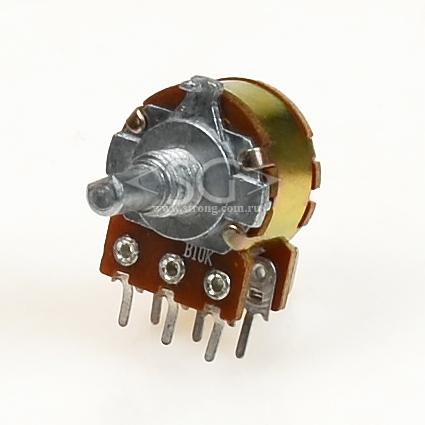 СП3-400"е"М 10 кОм В/50 кОм А вал 3/12 печ. монтаж