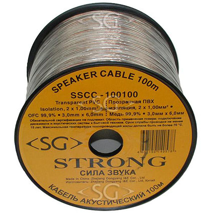 ������ ������������ 2*1,0 ��2, ����������, ���� ���� ������/�����., CU. (SSCC-100100) (100 �.)