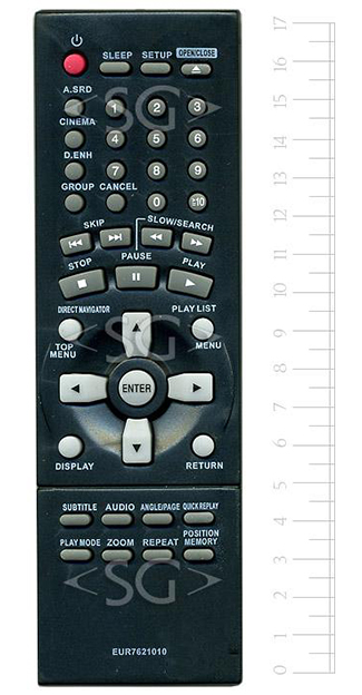 Пульт дистанционного управления для PANASONIC EUR7621010 (=EUR7621020, N2QAJB000067)