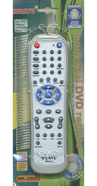����� �������������� ���������� ������������� ��� DVD (���� ����) RM-D550 (����� ���� ELENBERG RC-D010E) �������