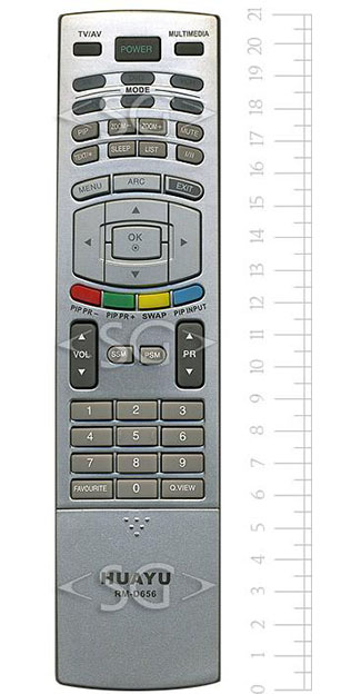 ����� �������������� ���������� ��� LG universal RM-D656 (������ ���� 6710V00151E lcd) �������