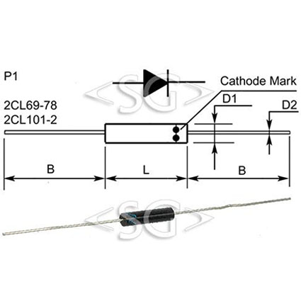 диод 2CL77 (20kV 5mA)
