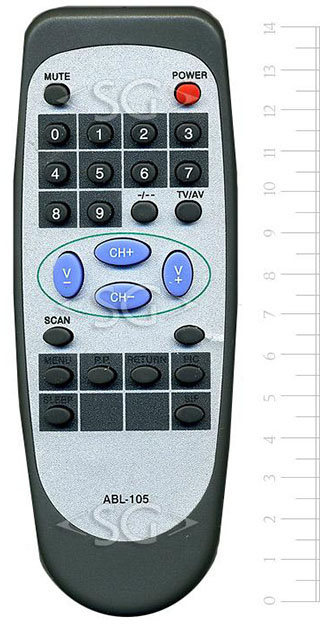 Пульт дистанционного управления для SITRONICS ABL-105 /AKAI
