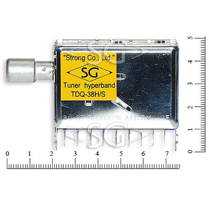 Тюнер TDQ-38H/S 9pin,н.(TDC-3TII-470,KS-H-79OS)32mm+12V
