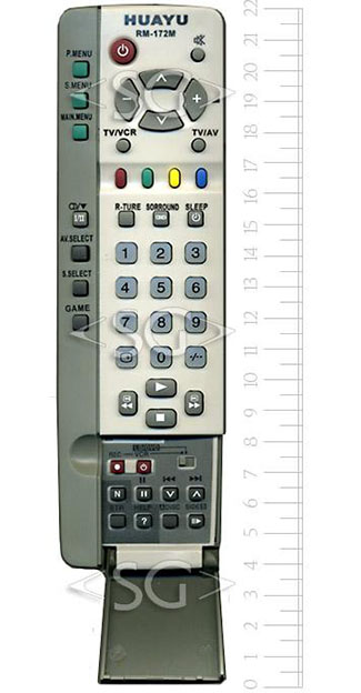 Пульт дистанционного управления для PANASONIC universal RM-172M (корпус типа EUR511220) блистер