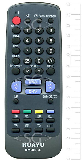 Пульт дистанционного управления для SHARP universal RM-023G (корпус типа G1606SB) в коробке