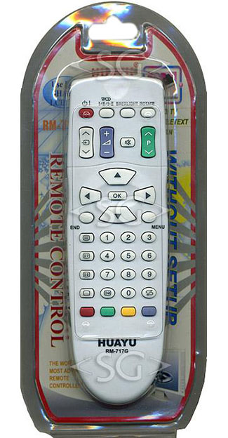 Пульт дистанционного управления для SHARP universal RM-717G (корпус типа GA339WJSA lcd) блистер