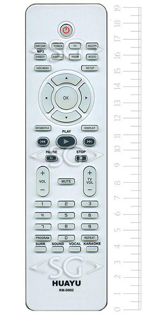 ����� �������������� ���������� ��� PHILIPS universal RM-D692 (������ ���� 2422 5490 0901 aux+dvd+tuner) �������