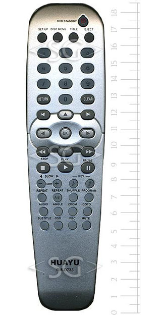Пульт дистанционного управления для PHILIPS universal RM-D733 (корпус типа RC19345026/01) блистер