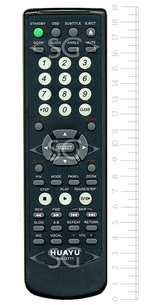 ����� �������������� ���������� ��� BBK universal RM-D711 (������ ���� RC-35) ������������ 3-� ����� (�������)