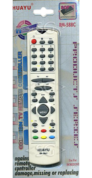����� �������������� ���������� ��� HORIZONT universal RM-588C (������ ���� RC6-5 BP6)  �������