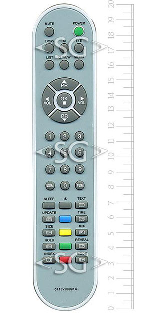 Пульт дистанционного управления для LG 6710V00091G