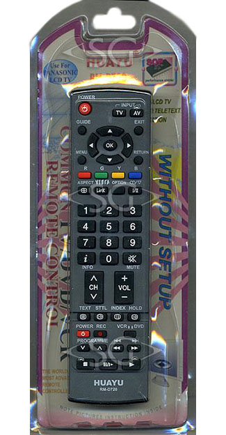Пульт дистанционного управления для PANASONIC universal RM-D720 (корпус типа EUR7651150 viera lcd) блистер