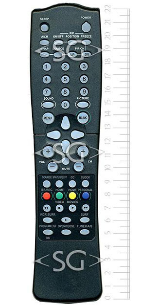 Пульт дистанционного управления для PHILIPS RCA10U81FXS ( 313912875990 ) чёрный
