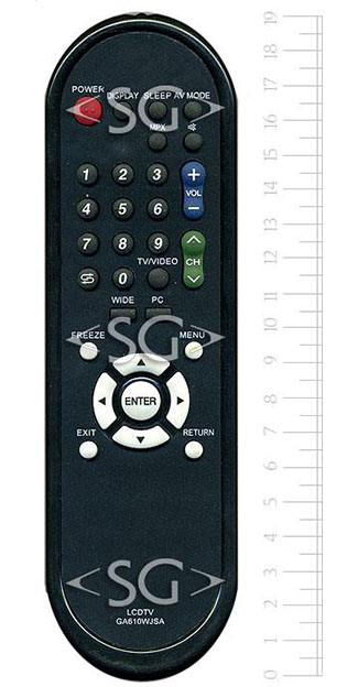 Пульт дистанционного управления для SHARP GA610WJSA