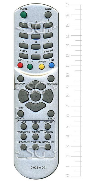 Пульт дистанционного управления для LG universal RM-569C (корпус типа 6710V00140A) в коробке