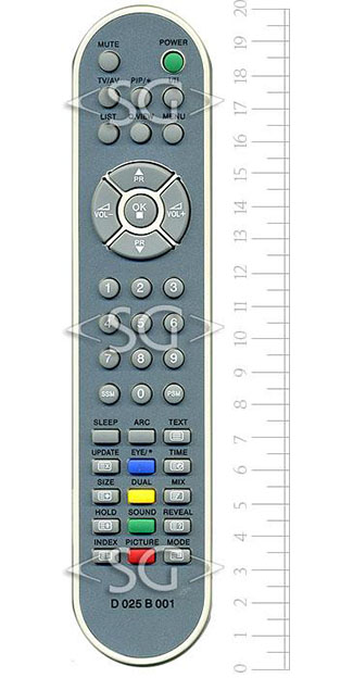 ����� �������������� ���������� ��� LG universal RM-406CB (������ ���� 6710T00008B) � �������