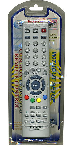 Пульт дистанционного управления для TOSHIBA universal RM-D602 (корпус типа CT-90126 (143) lcd) блистер
