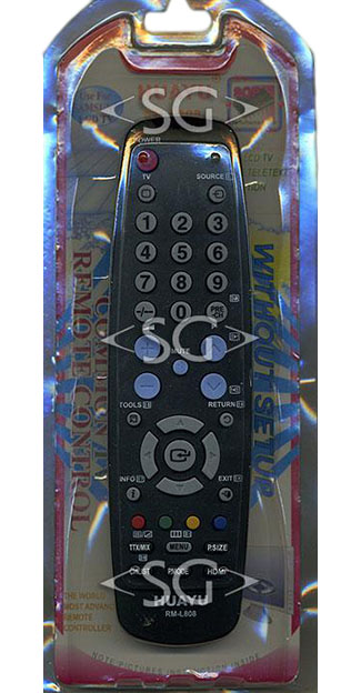 Пульт дистанционного управления для SAMSUNG universal RM-L808 (корпус типа BN59-00676A lcd) блистер