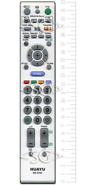 ����� �������������� ���������� ��� SONY universal RM-D764 (������ ���� RM-ED011W lcd �����) �������