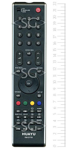 ����� �������������� ���������� ��� TOSHIBA universal RM-D759 (������ ���� CT-90287 lcd) �������
