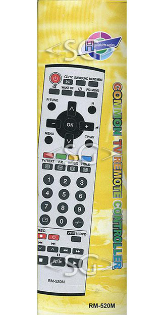 Пульт дистанционного управления для PANASONIC universal RM-520M (корпус типа N2QAJB000080) в коробке