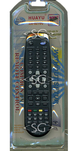 Пульт дистанционного управления для DAEWOO universal RM-827DC (корпус типа R-55G10 (G11) lcd 3D) блистер
