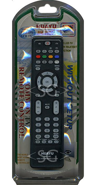 Пульт дистанционного управления для PHILIPS universal RM-719C (корпус типа RC2034301/01 lcd) блистер