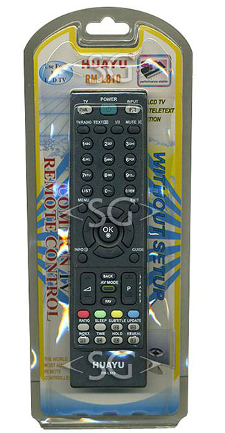 Пульт дистанционного управления для LG universal RM-L810 (корпус типа AKB33871401 lcd) блистер