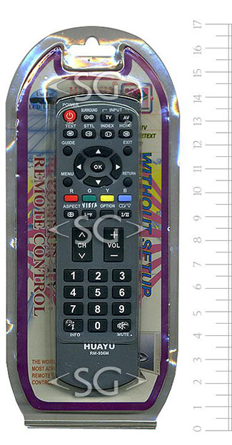 Пульт дистанционного управления для PANASONIC universal RM-936M (корпус типа EUR7651150 (без VCR/DVD) viera lcd) блистер