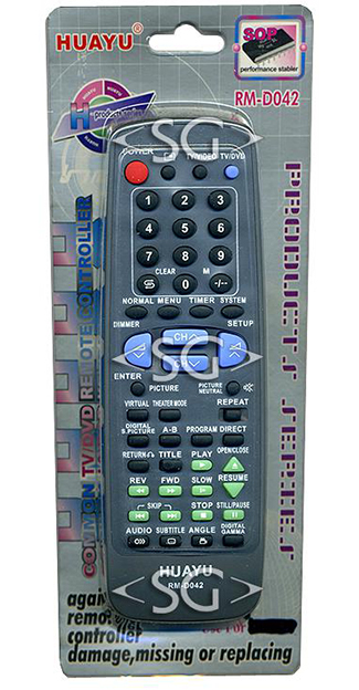 Пульт дистанционного управления для SHARP universal RM-D042 (корпус типа G1061SA) блистер