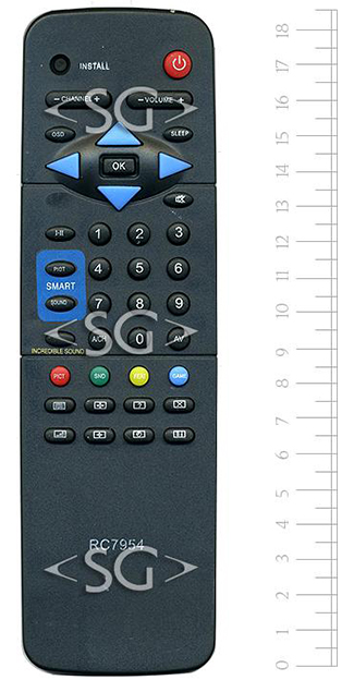 Пульт дистанционного управления для PHILIPS RC7954 (7940)