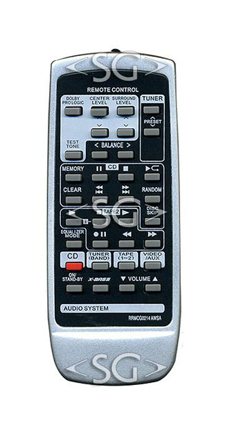 ����� �������������� ���������� ��� SHARP G0214AWSA  (RRMCG0214AWSA )  audio system