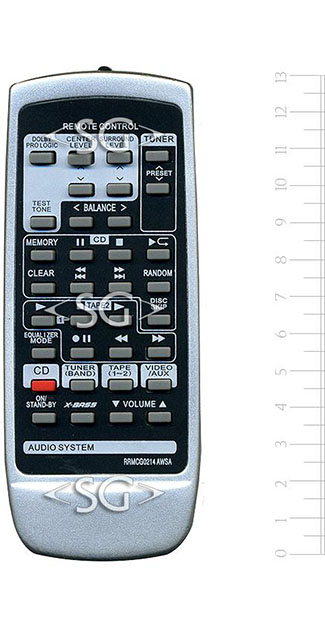 ����� �������������� ���������� ��� SHARP G0214AWSA  (RRMCG0214AWSA )  audio system